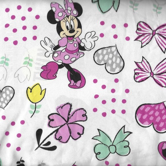 Disney Minnie Mouse Fitted Crib Sheet - Picture 2 of 3